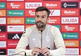 Rueda de prensa de Rubén Albés, entrenador del Albacete Balompié, en la previa del encuentro de Copa Terrassa F.C. - Albacete Balompié.