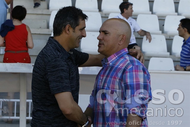 Protagonistas del Albacete-Racing: los entrenadores