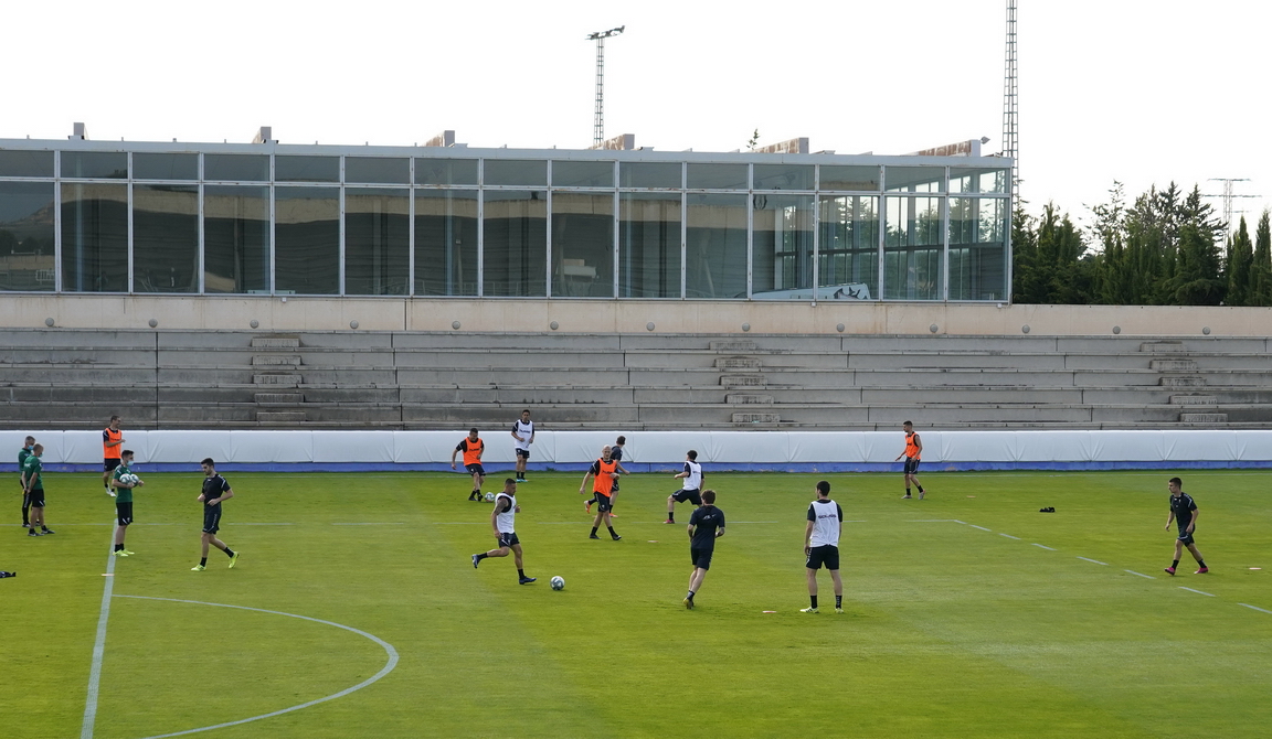 El Albacete Balompié amplió el número de jugadores en los grupos de entrenamiento