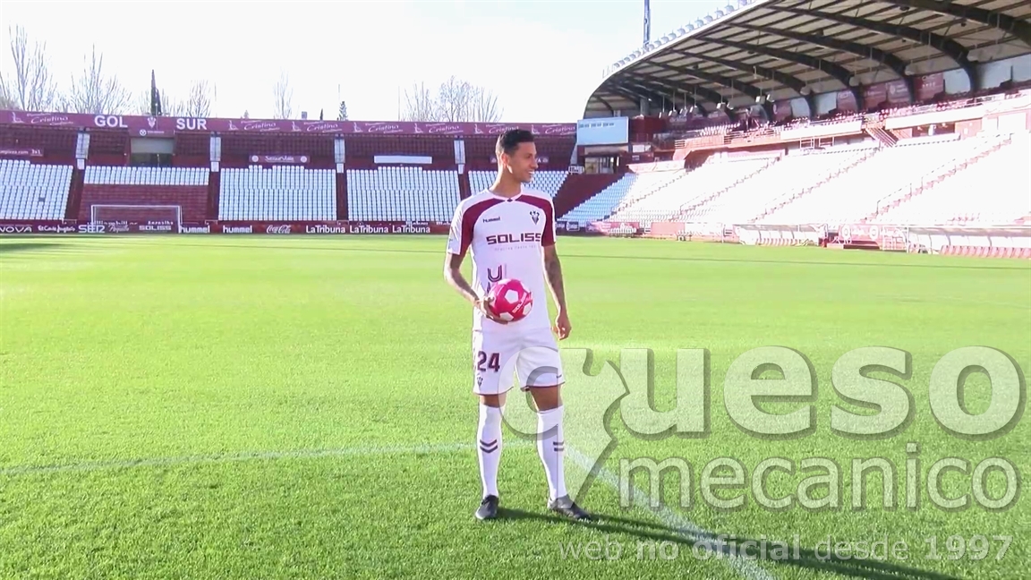 Presentación de Maikel Mesa como nuevo jugador del Albacete Balompié