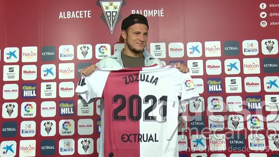 Presentada oficialmente la renovación de Roman Zozulia como jugador del Albacete Balompié hasta 2021