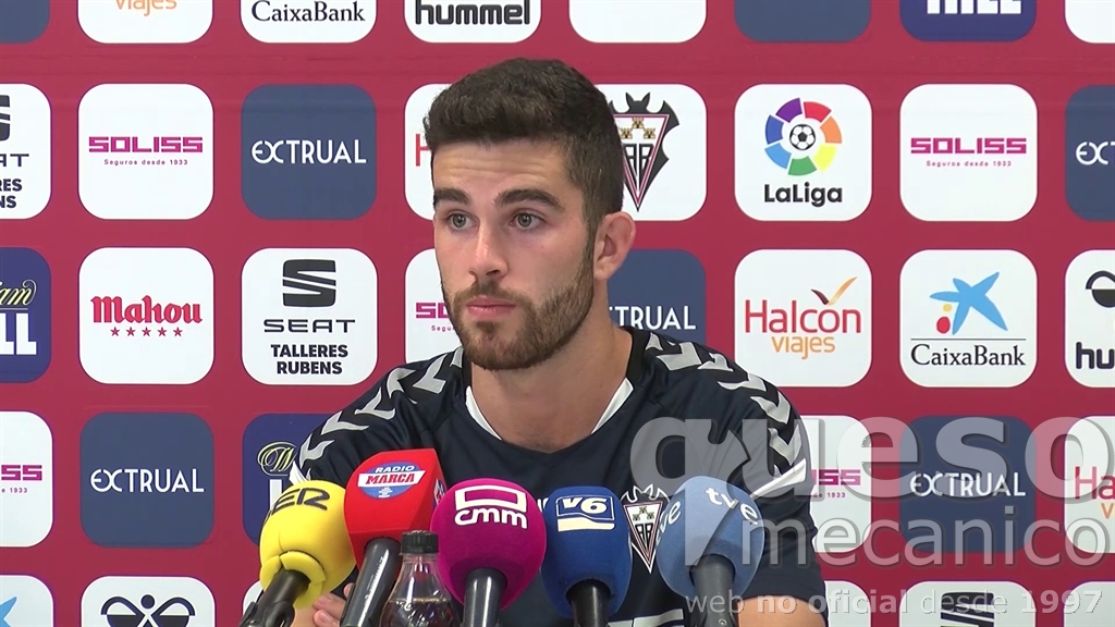 Rueda de prensa de Diego Barri en la semana previa al encuentro Albacete Balompié - Real Oviedo