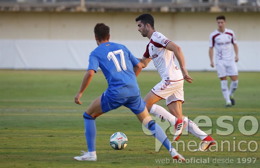 Diego Barri autor del primer gol del Albacete Balompié ante el Getafe "B"