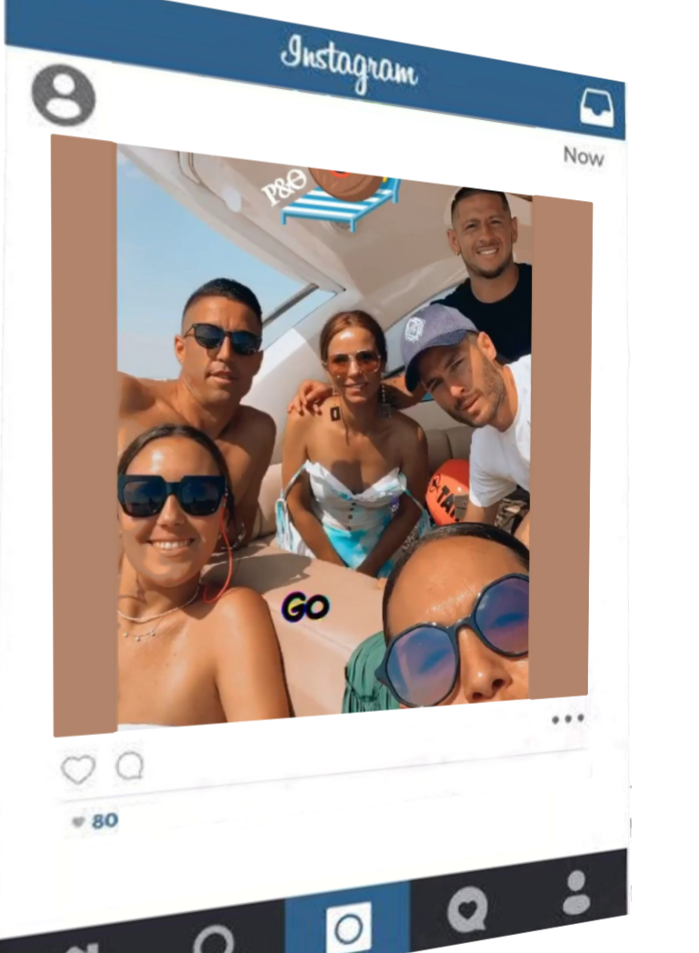 Pedro Sánchez, Jon Erice y Javier Acuña disfrutando de sus vacaciones