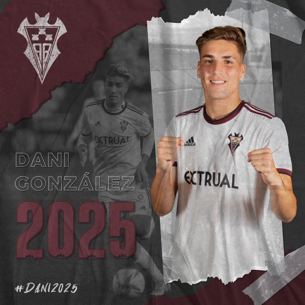 El canterano Dani González renueva con el Albacete Balompié hasta 2025
