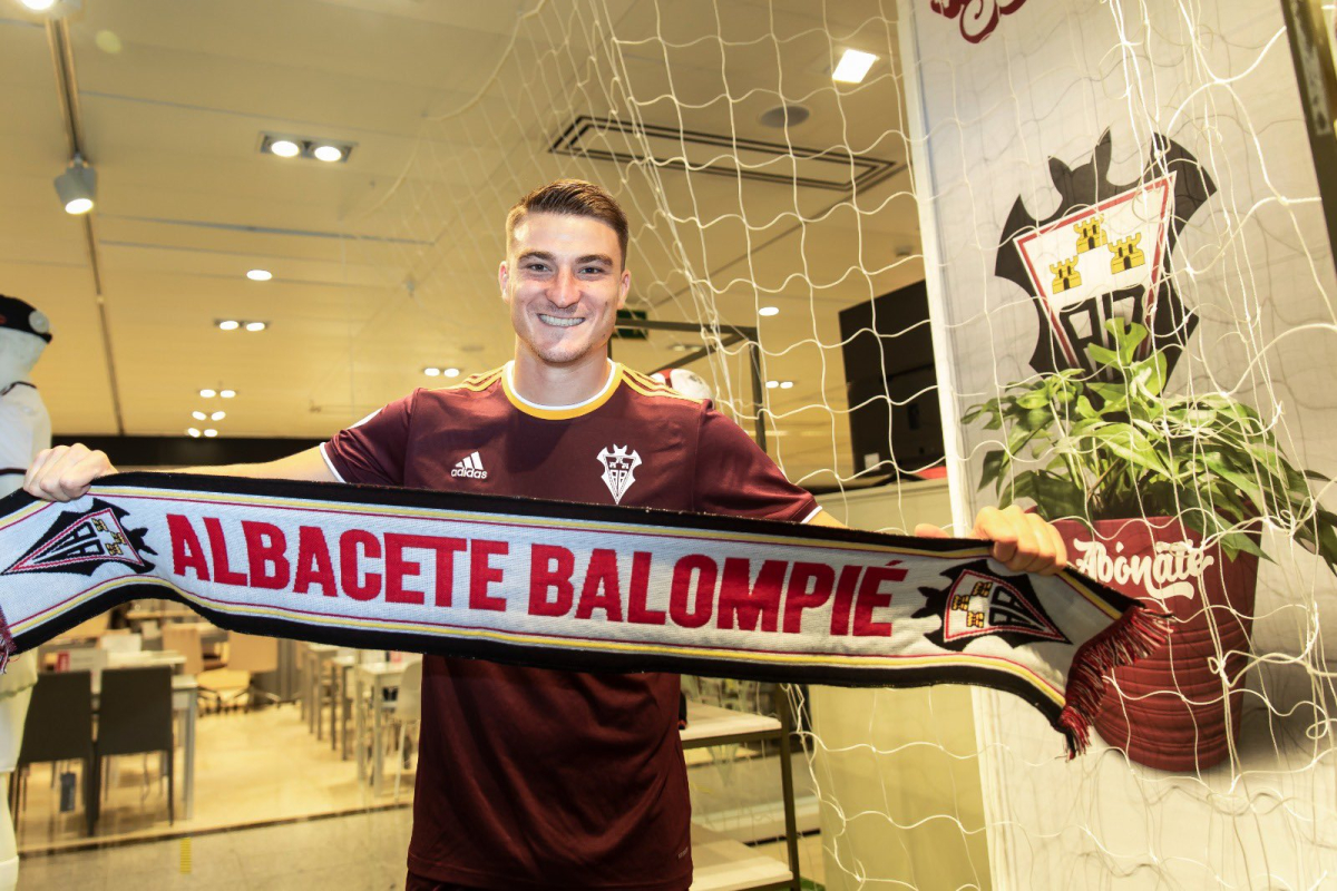 Presentación de Jordi Sánchez como nuevo jugador del Albacete Balompié