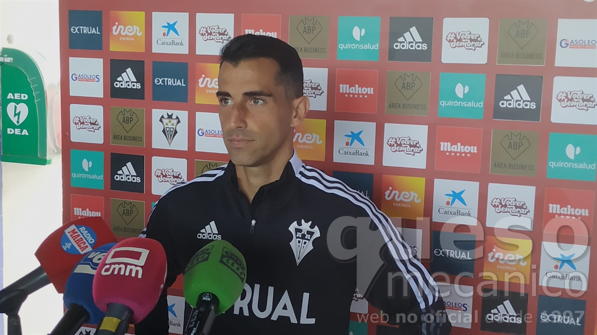 Rueda de prensa de Rubén Martínez en la resaca del encuentro Villarreal B - Albacete Balompié