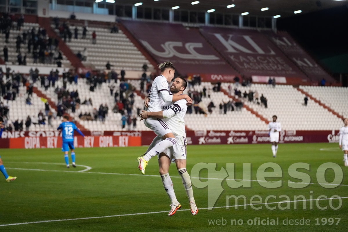 El Albacete Balompié pasa a la segunda ronda de la Copa del Rey gracias a un gol de Dani González al final de la prórroga