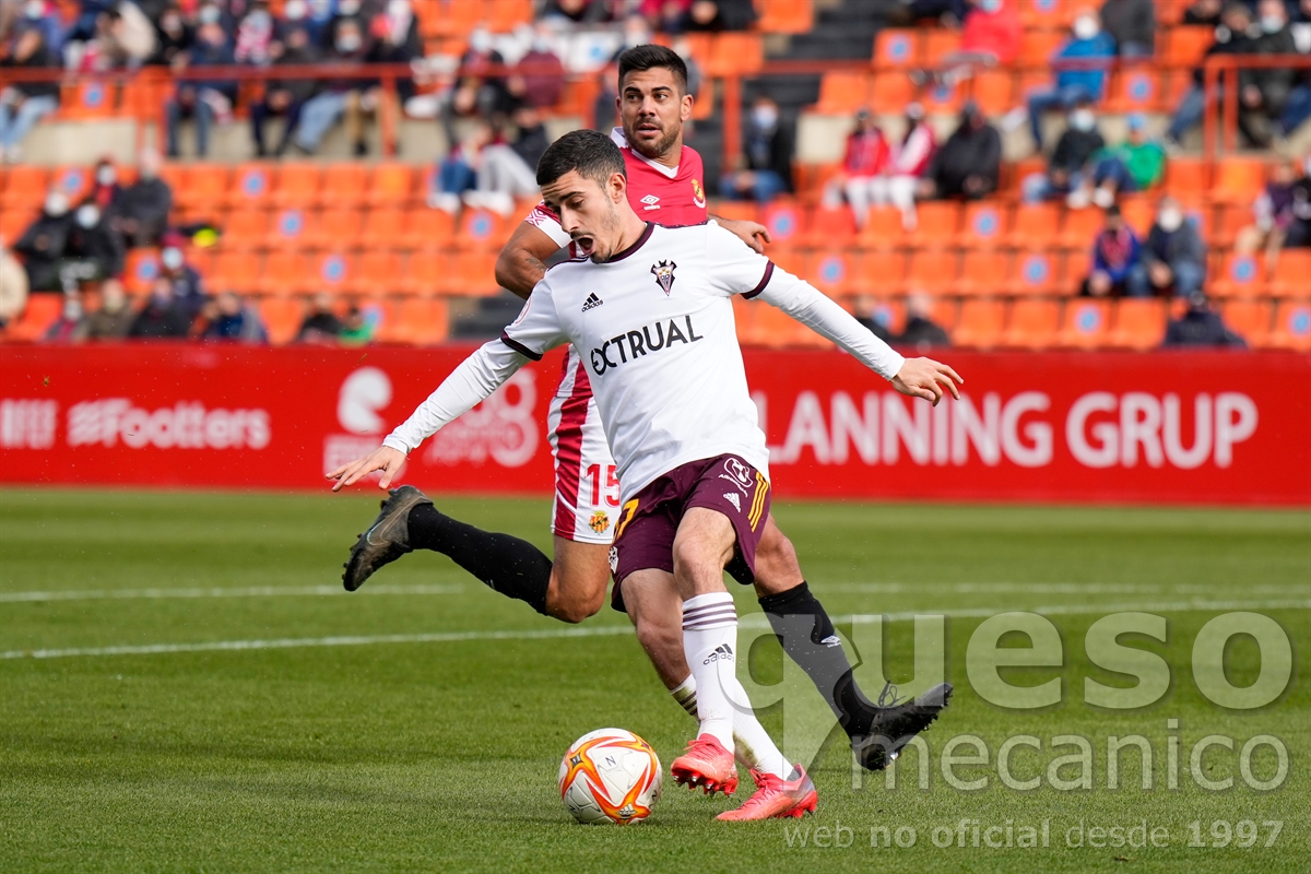 Julio Alonso valoró en zona mixta el empate del Albacete ante el Nástic de Tarragona
