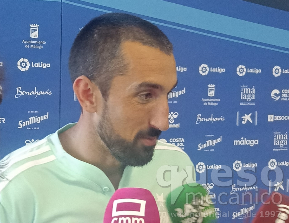 Sergi Maestre habló en zona mixta tras su debut en el fútbol profesional
