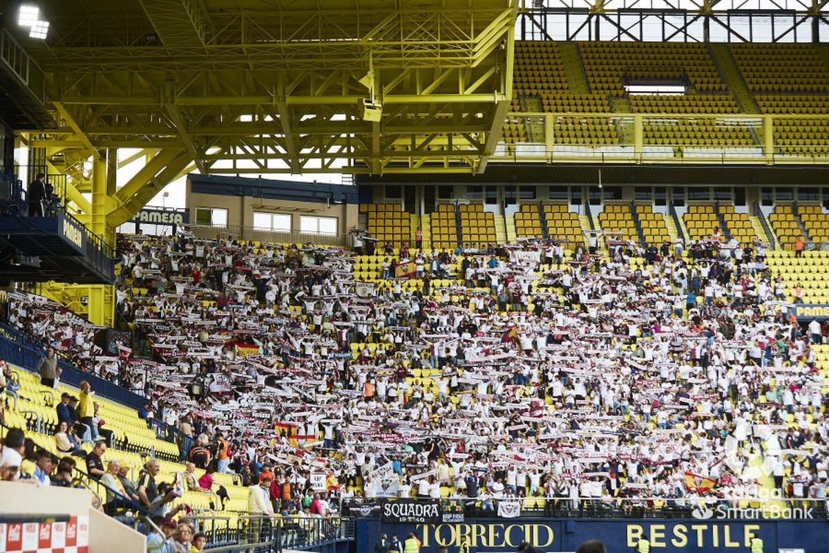 Espectacular desplazamiento de la afición del Albacete Balompié a Villarreal