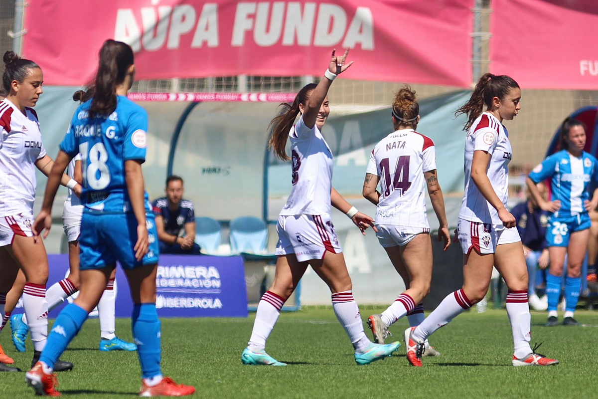 El Fundación Albacete Femenino se complica la vida tras desperdiciar dos goles de renta ante el Deportivo de la Coruña